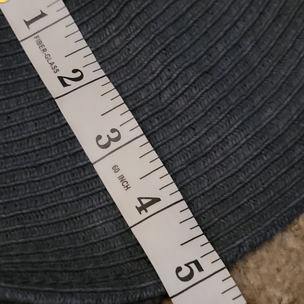 J.Crew Blue Straw Hat One Size - Picture 4 of 7
